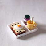 Tasse de jus de hamburger miniature pour maison de poupe, 5 pices, restauration rapide pour blyth barbie, ...