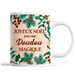 Tasse nol doudou femme beige mug prnom ide cadeau secret santa