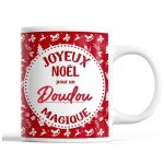 Tasse nol doudou homme rouge mug prnom ide cadeau secret santa