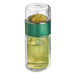 Tasse de séparation d'eau de thé de 280ml, double couche d'isolation, bouteille transparente d'infuseur ... Tasse de séparation d'eau de thé de 280ml, double couche d'isolation, bouteille transparente d'infuseur ...
