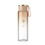 Tasse a th de couleur dgrade de 400ml, jolie bouteille d'eau en verre, pour le lait, le caf