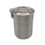 Tasse en titane pour l'ext�rieur, ustensile de cuisine, randonn�e, camping, tasse a caf� en acier inoxydable, ...