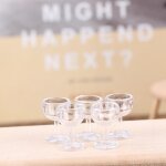 Tasse a vin rouge miniature pour maison de poup�e 1 / 12, 10 pi�ces, accessoires de meubles de cuisine ...