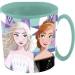 Tataway gobelet plastique bleu disney frozen elsa et anna 350 ml compatible micro - ondes filles