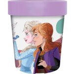 Tataway gobelet plastique bleu disney frozen elsa et anna pour filles 260 ml base antid�rapante