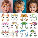 Tatouage enfant fille, 24 feuilles tatouage paillette tatouage ephemere tatouage visage pour maquillage ... Tatouage enfant fille, 24 feuilles tatouage paillette tatouage ephemere tatouage visage pour maquillage ...