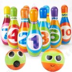 Td? lot de 10 quilles + 2 boules de bowling - jeu de quilles - set enfant gar?on fille 3 ans jouet pour ... Td? lot de 10 quilles + 2 boules de bowling - jeu de quilles - set enfant gar?on fille 3 ans jouet pour ...