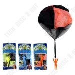 Td? jouet parachute avec soldat pour enfants - sport de plein air - jeux en groupe parc