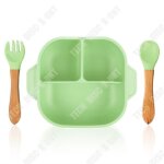 Td assiette d'alimentation pour enfants de qualit alimentaire couvercle de bol en silicone ventouse ...
