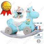 Td chaise a bascule en plastique pour bb sans musique cheval jouets enfants 1 - 3 ans petite calche ...