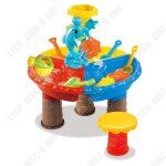 Td enfants jouant au sable piscine ensemble grand jeu eau sable creuser outil jouer sable jouet plage ...