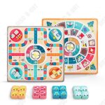 Td jeu de socit educatif pour enfants, jeu recto - verso, plateau multifonctionnel, jouet interactif ...