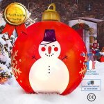 Td led ballon gonflable lumineux pvc gonflable dcoration de nol jouet balle ballon 60cm en plein ...