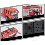 Tdâ® tech discountâ® - jouet camion de pompier rouge collection 6 roues grande echelle lumière led pour ... Tdâ® tech discountâ® - jouet camion de pompier rouge collection 6 roues grande echelle lumière led pour ...