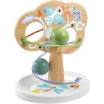 Tdrfl - babytree toboggan a balles en bois - ds 18 mois - jouet educatif, amliore la dextrit - exprience ...