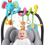 Tdrfl - jouets d'veil bebe 0 3 6 mois, spirale d'activit bebe, jouet poussette a suspendre pour berceau ...