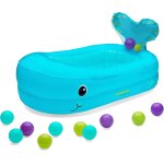 Tdrfl - whale bubble inflatable bath tub and ball set