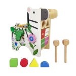Teamson kids centre d'activites apprends et joue zebre avec xylophone pour tout - petits