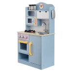 Teamson kids cuisinette en bois florence ¿ cuisine enfant classique pastel avec four, �vier, micro - ...
