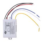 T�l�commande sans fil 1 / 2 / 3 canaux on / off 220v, interrupteur r�cepteur emetteur pour lampe, equipements ...