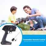 T�l�commande universelle 3 canaux 2. 4ghz, emetteur avec r�cepteur pour voiture et bateau rc, noir