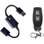 T�l�commande usb avec t�l�commande en m�tal - 5 v - petite veilleuse - bande lumineuse led avec bloc ...