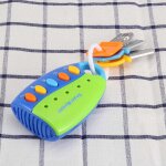 Tlcommande de voiture intelligente pour enfants, jouet musical de dessin anim, jeu de simulation de ...