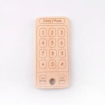 T�l�phone portable en bois de h�tre, avec intelligence num�rique utile, qualit� alimentaire, sensoriel ...