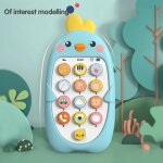 T�l�phone portable jouet pour b�b�, machine d'apprentissage pr�coce pour enfants, cadeaux, t�l�phone, ...