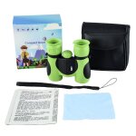 Tlescope en silicone souple pour enfants, jumelles 8x21 zoom pour etudiants filles garons cadeau d'anniversa ...