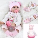 Tempsa 22 pouces poupée poupon bébé intéractive reborn silicone doll nouveau - né enfants mignonne jouet ... Tempsa 22 pouces poupée poupon bébé intéractive reborn silicone doll nouveau - né enfants mignonne jouet ...