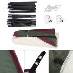 Tente de barbecue lgre pour l'extrieur, abri de camping, auvent de lucarne, couverture d'auvent