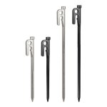Tente de camping en alliage de titane, 4 pièces, en acier inoxydable 201, avec clous Tente de camping en alliage de titane, 4 pièces, en acier inoxydable 201, avec clous