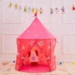 Tente de jeu avec couronne portable pour enfants, jouet, maison, ch�teau, oc�an, cl�ture de piscine pliable, ...