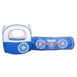 Tente de jeu avec locomotive, tunnel, train, fosse a balles, piscine, maison de jeu, jouet pour enfant ...