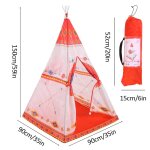 Tente de jeu pliable a motifs indiens, tente de style ethnique pour bbs et filles