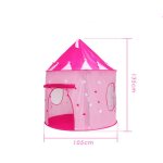 Tente de jeu pliante portable pour enfants, maison de jeu pour bébé, grand château de prince de princesse ... Tente de jeu pliante portable pour enfants, maison de jeu pour bébé, grand château de prince de princesse ...
