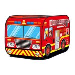 Tente de jeu popup pour enfants, maison de jeu pliable, camion de pompiers, voiture de police, maison, ...