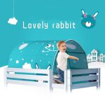 Tente de jeu portable pour enfants, maison de jeu pliante, petite maison, dcoration de lit, tunnel d'inoling, ...
