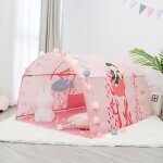 Tente de jeu portable pour enfants, maison de jeu pliante, petite maison, dcoration de lit, tunnel d'inoling, ...
