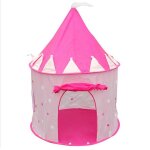 Tente de jeu portable de voyage pour filles, rose, maison de jeux, chteau, cabane, jouet