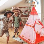 Tente de jeu de style indien pour enfants, tente ethnique pour bbs, maison de jeu en plein air, cabane ...
