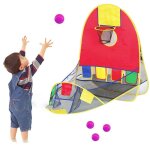 Tente jouet pour enfants, maison de jeu, panier de basket ball, tente de jeu sur pelouse, piscine de ... Tente jouet pour enfants, maison de jeu, panier de basket ball, tente de jeu sur pelouse, piscine de ...