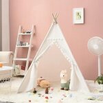 Tente de maison de jeu intérieure pour enfants, wigwam pour enfants, tipi portable pour enfant, tipi ... Tente de maison de jeu intérieure pour enfants, wigwam pour enfants, tipi portable pour enfant, tipi ...
