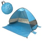Tente de plage anti uv, tente pop - up pliable et portable avec son sac - bleu hobbytech Tente de plage anti uv, tente pop - up pliable et portable avec son sac - bleu hobbytech