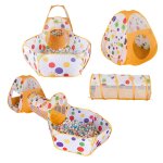 Tente de plage pour enfants, 3 pi�ces, cadeau d'anniversaire id�al, 3 en 1, jouets de plage durables ...