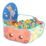 Tente pliable avec animaux de dessin animé pour enfants, maison de jeu pour bébés, piscine avec panier ... Tente pliable avec animaux de dessin animé pour enfants, maison de jeu pour bébés, piscine avec panier ...