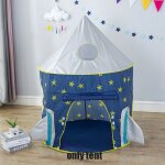 Tente portable pour enfants, spacvier rocket, aire de jeux pour bb, tipi bettalk l, maison de jeux ...
