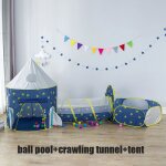 Tente portable pour enfants, spacvier rocket, aire de jeux pour bb, tipi bettalk l, maison de jeux ...
