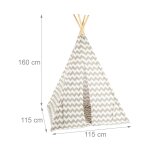 Tente tipi jeu jouets enfants helloshop26 13 0002871